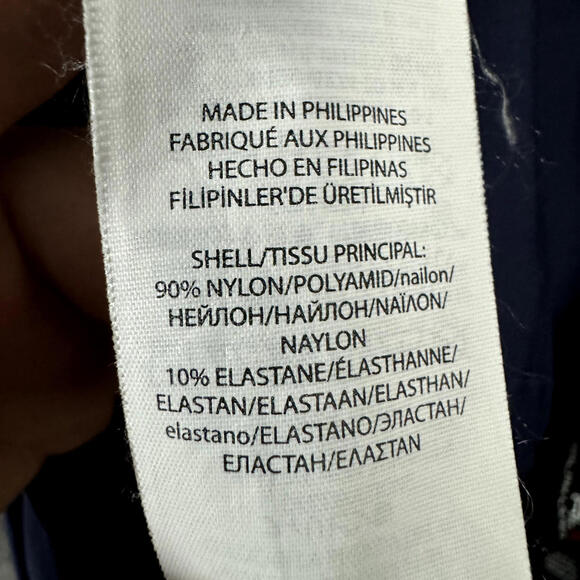 RLX Ralph Lauren Women's Size 0 Blue Nylon Slim Leg Side Zip Pants - Picture 10 of 14